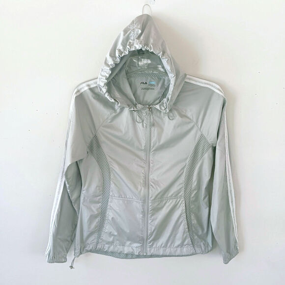 Fila Sport Reflective Running Hooded Jacket - Picture 2 of 8